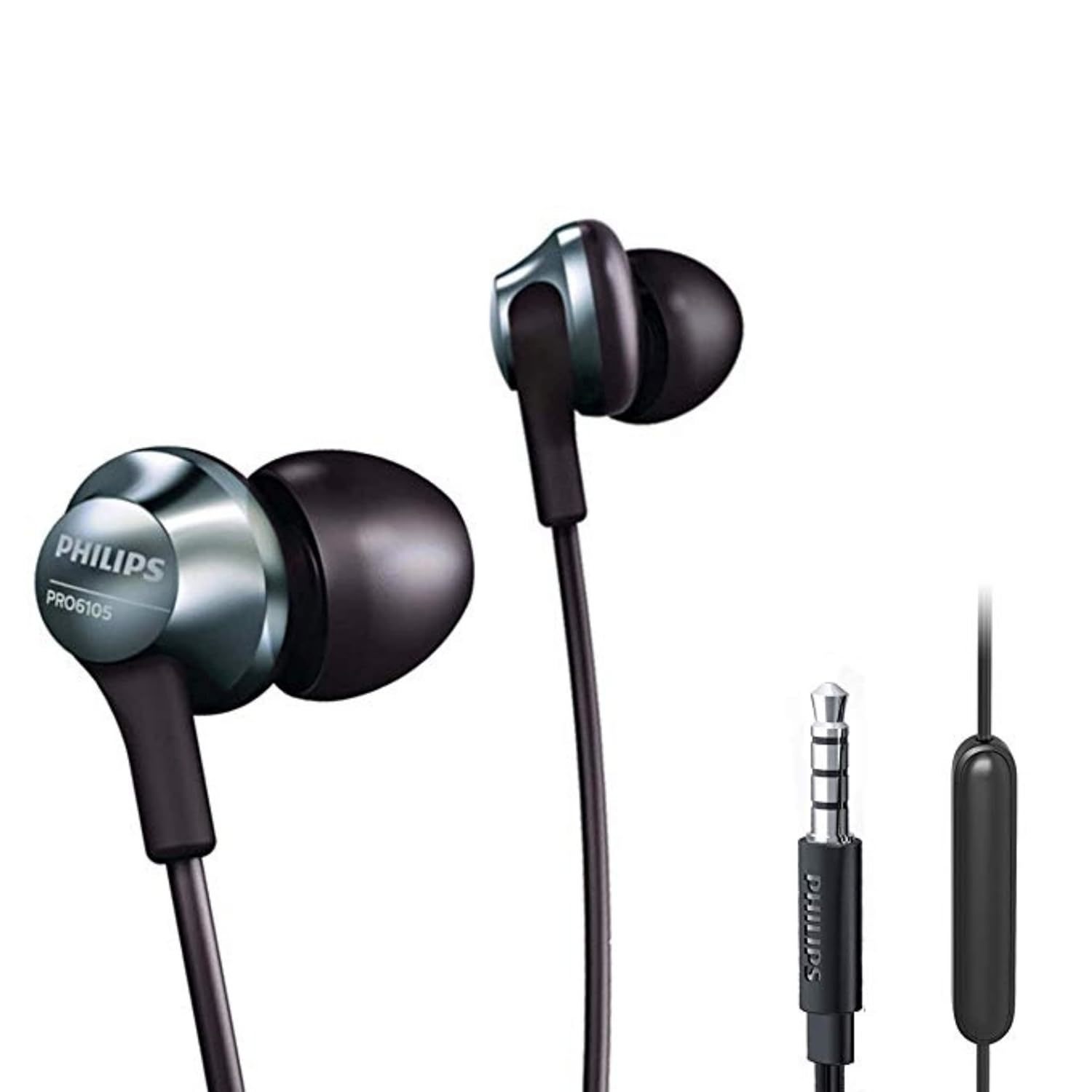 PHILIPS Pro Wired Earbud & in-Ear Headphones with Microphone, in-Ear Headphones  - $37.99