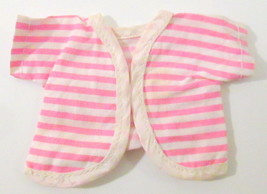 Vintage Betsey McCall Pajama Party Pink and White Striped Top 1961  - $13.00