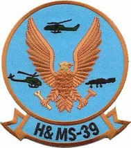 4&quot; Usmc Marine Corps H&amp;MS-39 Eagle Air Wing Military Embroidered Patch - £24.10 GBP