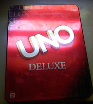 UNO Deluxe  Game In Tin Container -Complete - £12.82 GBP