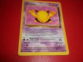 Drowzee Pokémon Card! First Edition, Team Rocket, 54/82 - £10.22 GBP