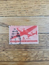 US Stamp US Air Mail 6c Used - £0.74 GBP