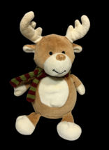 Organic Beginnings Reindeer Plush Stuffed Animal Adventure Brown 10&quot; VHTF RARE  - £50.81 GBP