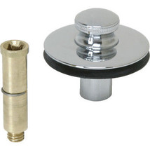 Watco® Bathtub Drain Stopper Push-Pull 3/8&quot; or 5/16&quot; Threaded Pin Chrome... - £23.42 GBP