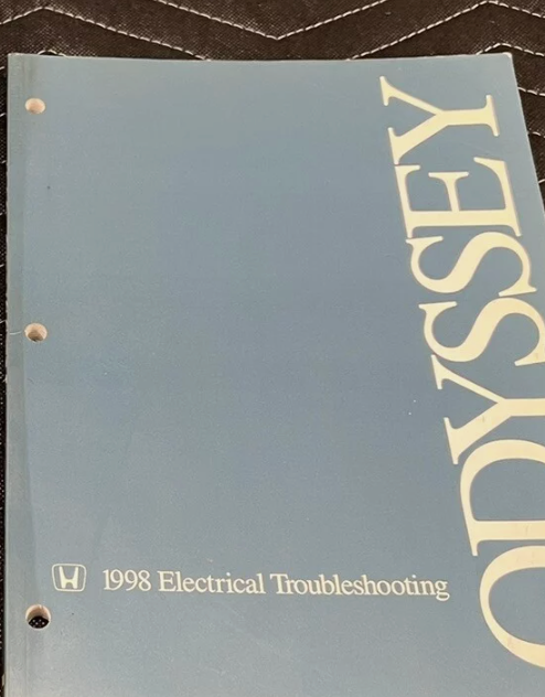 1998 Honda Odyssey Electrical Wiring Troubleshooting Diagram Manual ETM ...