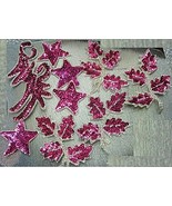 Sequin Motifs New and Old Stock #218 Fushia - £6.17 GBP