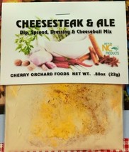 Cheesesteak &amp; Ale Dip Mix (2 mixes) dips, spreads, cheese balls &amp;salad d... - £9.88 GBP