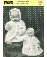 Vintage knitting pattern to knit dolls or reborns layette. Lee Target 13... - £2.39 GBP