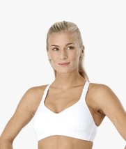 NIKE DRI-FIT White Ultimate High Support Rival Plus Size Sports Bra UK 40C - £19.85 GBP