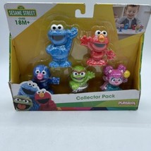 Sesame Street Collector Pack Playskool Figurines Elmo, Cookie Monster, Abby.. - £11.80 GBP