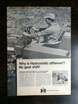 1969 International Harvester Farmall 544 Farm Tractor Full Page Original Ad - £4.79 GBP