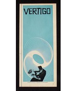1958 VERTIGO MOVIE POSTER AD ALFRED HITCHCOCK RARE SAUL BASS GRAPHIC DES... - €189,88 EUR
