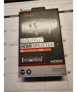 Rocketfish- 2-Output HDMI Splitter with 4K at 60Hz and HDR Pass-Through-... - $649.12 MXN