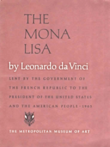 The Mona Lisa By Leonardo da Vinci - Metropolitan Museum Of Art., Paperb... - $4.95