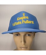 LIGHT BLUE VINTAGE MESH BACK SNAPBACK EMPIRE STATE PULLERS TRUCKER HAT N... - $16.71 CAD