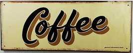 Coffee Original Metal Sign Hand Painted Marty Mummert - £231.02 GBP