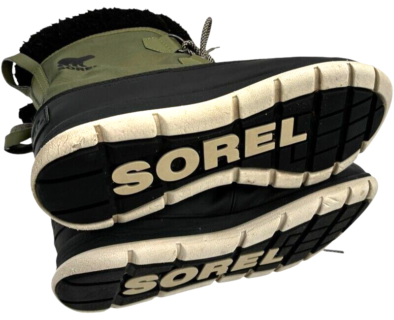 Sorel Women's Explorer Carnival Winter Ankle Boots Hiker Green X Black Size 10 Item image 10