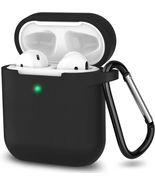Airpods Case, Full Protective Silicone Airpods Accessories Cover Compati... - £13.18 GBP