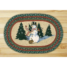 Capitol Importing Winter Wonderland - 10 in. x 15 in. Hand Printed Oval ... - $25.58