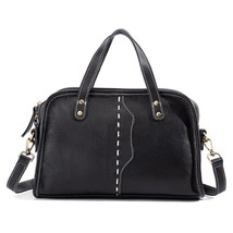 Retro Women Bag Genuine Leather Fashion Versatile Handbag Leisure Natural Soft C - £93.83 GBP