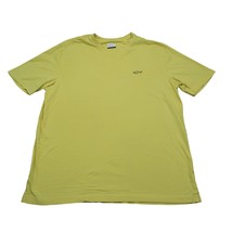 Greg Norman Shirt Mens Large Yellow Tee Golf Lightweight Outdoor T Casual - £12.39 GBP