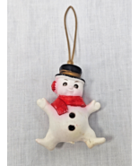 Vintage Snowman Frosty Blowmold Ornament Blow Mold 3in - $186.26 MXN
