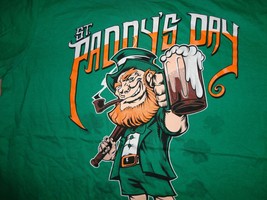 Green New England  Strong St Paddy&#39;s Day Leprechaun  Beer Mug t Shirt XL... - £15.80 GBP