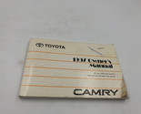 1997 Toyota Camry Owners Manual OEM A02B47018 - $14.84