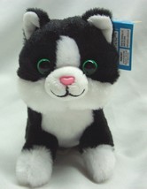 Russ Petooties Pets Soft Black &amp; White Millie Cat 5&quot; Plush Stuffed Animal New - £13.02 GBP
