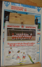 Vancouver Whitecaps Soccer Season Calendars Lot of 3 1970s Posters - £32.62 GBP