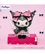 Japan Sanrio Kuromi P Style Favorite Oshigoto Diary Plush Penlight Holde... - $790.17 MXN