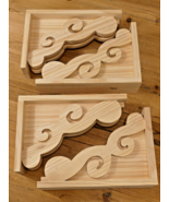 4 Wood Corbel Support Mantle Shelf Bracket Large Unfinished 11 3/4&quot; X 8 ... - $134.99