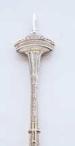 Collector Souvenir Spoon USA Washington Seattle Space Needle Handle Figural - £3.13 GBP