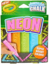 Crayola Special FX Neon Sidewalk Chalk-5/Pkg - £18.08 GBP