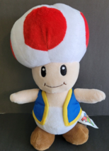 Nintendo Super Mario Bros Toad Plush Toy 10 Inch 2019 - £11.04 GBP