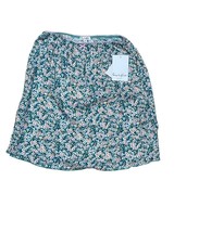 Love, Fire Floral Slip Skirt NWT NEW Blue Ditsy Large - $12.86