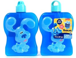 2 Little Kids 7 Oz Bubblins Nickelodeon Blue&#39;s Clues Non Toxic Bubbles With Wand - £18.78 GBP
