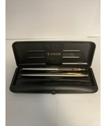 Parker Ball Ballpoint Pen &amp; Mechanical Pencil Set With Hard Push Button ... - £37.24 GBP