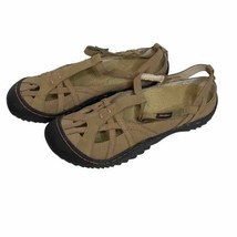 Jambu All Terra Design Dune Sandals Women&#39;s Brown Leather Size 7M - $17.12