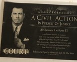 A Civil Action Tv Guide Print Ad  John Travolta TPA15 - $5.93