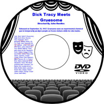 Dick Tracy Meets Gruesome 1947 DVD Movie Action Film Boris Karloff Ralph Byrd Ed - £3.98 GBP