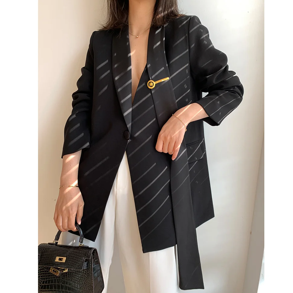 Blazer Jackets 2023 Women Spring Elegant Office Lady Work Suit Coat Work Busines - £345.52 GBP
