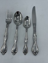 Oneida Community Stainless Cantata 4-Piece Place Setting Dinner Fork Spo... - £38.69 GBP