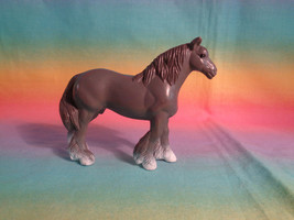 Vintage 1988 Clysdale Horse Figure Gray - $3.90