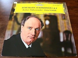 Schumann: Symphonien 1 &amp; 4 Berliner Philharmoniker 12&quot;Vinyl LP-Album-Records-Old - £11.00 GBP