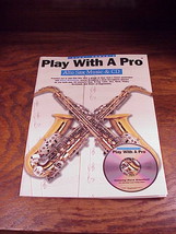 Bugs Bower&#39;s Play With A Pro Alto Sax Music Book and sealed CD, 15 songs... - £7.21 GBP