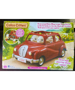 Calico Critters Cherry Cruiser Red Vehicle Car Woodzeez Holds 5 NIB 10” L - £20.77 GBP
