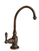 Waterstone Hampton Cold Only Filtration Faucet Lever Handle Antique Bron... - $197.99