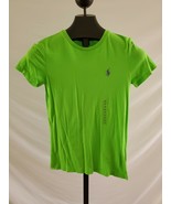 NWT Ralph Lauren Racing Green Jersey Cotton Tshirt Misses Size XS Round ... - £13.77 GBP