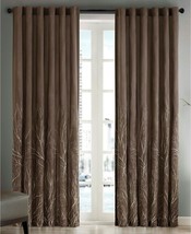 Madison Park Andora 1-50&quot; X 108&quot; Embroidered Curtain Panel T410847 - £25.04 GBP